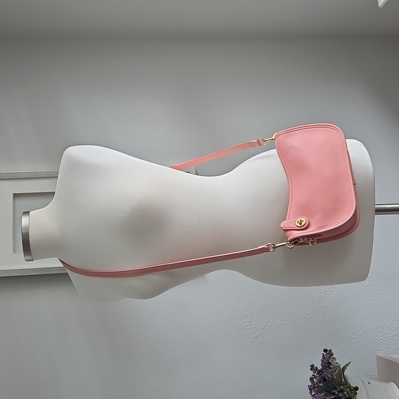 COACH Pink Swinger 20 Cross Leather Bag - Picture 7 of 13